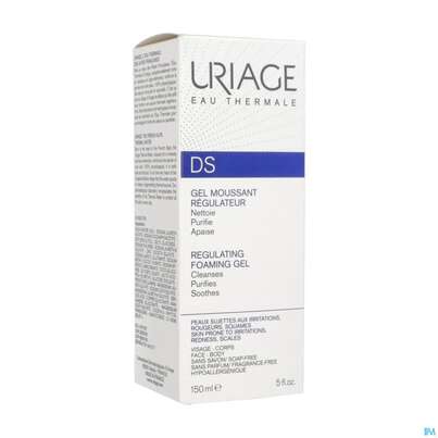 Sie sehen eine Packung Uriage Ds Regulierendes Schaumgel 150ml, Produktbild: 04 Uriage Ds Regulierendes Schaumgel 150ml, A-Nr.: 5618271 - 04