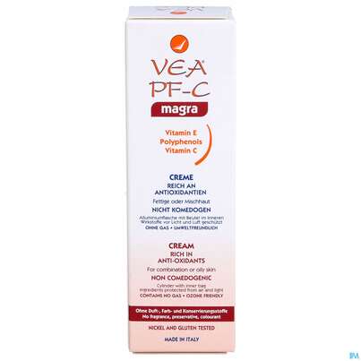 Sie sehen eine Packung Vea Pf-c Antioxidantien Creme Magra 50ml, Produktbild: 01 Vea Pf-c Antioxidantien Creme Magra 50ml, A-Nr.: 3414558 - 01