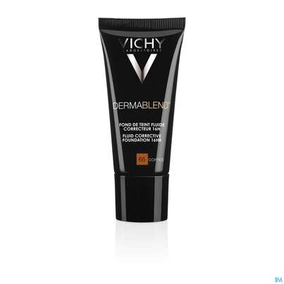 Vichy Dermablend/fluid Make-up 65 Coffee 30ml, A-Nr.: 4870347 - 02