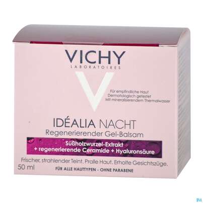 Sie sehen eine Packung Vichy Idealia Skin Sleep Nachtbalsam 50ml, Produktbild: 02 Vichy Idealia Skin Sleep Nachtbalsam 50ml, A-Nr.: 4309763 - 02