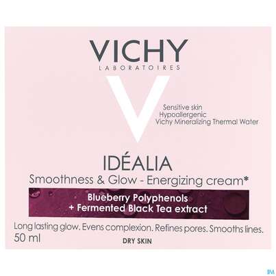 Sie sehen eine Packung Vichy Idealia Trockene Haut 50ml, Produktbild: 01 Vichy Idealia Trockene Haut 50ml, A-Nr.: 3971661 - 01