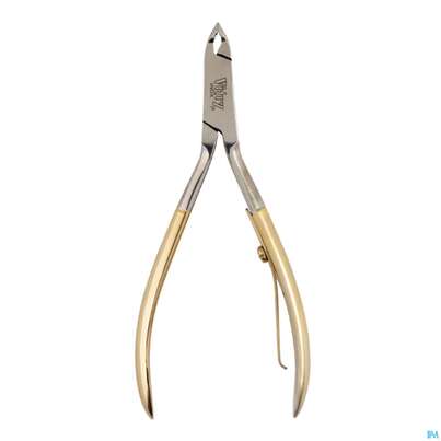 Sie sehen eine Packung Vitry Hautzange Inox Vergoldet 1pc, Produktbild: 01 Vitry Hautzange Inox Vergoldet 1pc, A-Nr.: 4633802 - 01