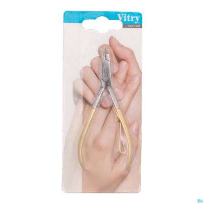 Sie sehen eine Packung Vitry Hautzange Inox Vergoldet 1pc, Produktbild: 02 Vitry Hautzange Inox Vergoldet 1pc, A-Nr.: 4633802 - 02