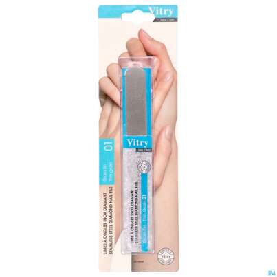 Sie sehen eine Packung Vitry Nagelfeile Inox Diamant 03 1pc, Produktbild: 04 Vitry Nagelfeile Inox Diamant 03 1pc, A-Nr.: 4778133 - 04