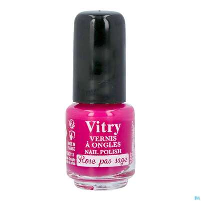 Sie sehen eine Packung Vitry Nagellack 113 Rose Sage 4ml, Produktbild: 01 Vitry Nagellack 113 Rose Sage 4ml, A-Nr.: 4629315 - 01