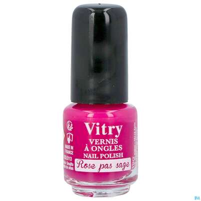 Sie sehen eine Packung Vitry Nagellack 113 Rose Sage 4ml, Produktbild: 02 Vitry Nagellack 113 Rose Sage 4ml, A-Nr.: 4629315 - 02