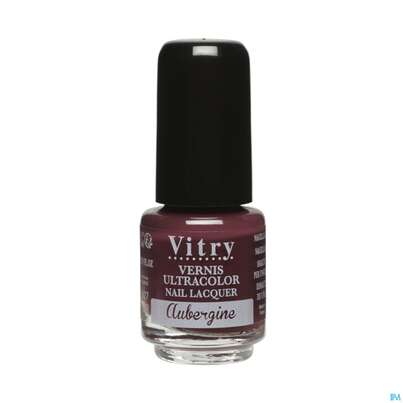 Sie sehen eine Packung Vitry Nagellacke : Aubergine 4ml, Produktbild: 02 Vitry Nagellacke : Aubergine 4ml, A-Nr.: 4629605 - 02