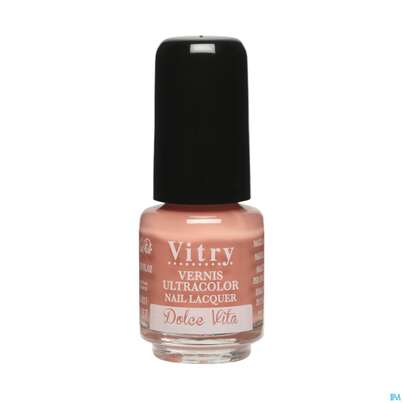 Sie sehen eine Packung Vitry Nagellacke : Dolce Vita 4ml, Produktbild: 04 Vitry Nagellacke : Dolce Vita 4ml, A-Nr.: 4629580 - 04