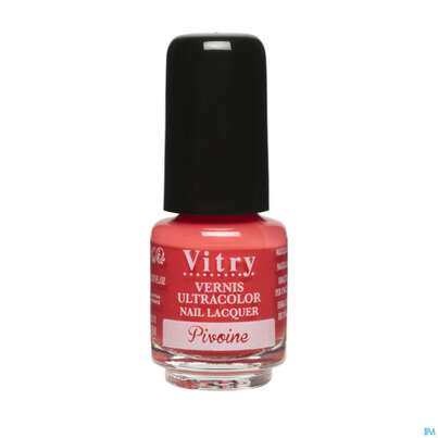 Sie sehen eine Packung Vitry Nagellacke : Pivoine 4ml, Produktbild: 01 Vitry Nagellacke : Pivoine 4ml, A-Nr.: 4628994 - 01