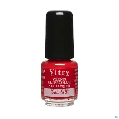 Sie sehen eine Packung Vitry Nagellacke : Scarlett 4ml, Produktbild: 02 Vitry Nagellacke : Scarlett 4ml, A-Nr.: 4629226 - 02