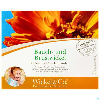 Sie sehen eine Packung Wickel & Co Tradition.hausmittel Bauch/brust/ruecken Baby 13x66cm Gr.1 1st, Produktbild: 01 Wickel & Co Tradition.hausmittel Bauch/brust/ruecken Baby 13x66cm Gr.1 1st, A-Nr.: 4325609 - 01
