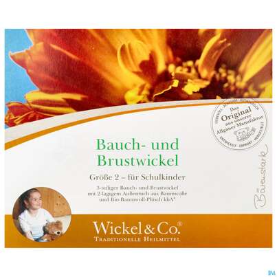 Sie sehen eine Packung Wickel/& Co Baumwol Tradition.hausmittel Bauch/brust/ruecken Schulkind 17x82cm Gr.2 1st, Produktbild: 01 Wickel/& Co Baumwol Tradition.hausmittel Bauch/brust/ruecken Schulkind 17x82cm Gr.2 1st, A-Nr.: 4325615 - 01