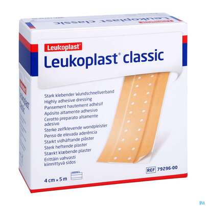 Wundpflaster Leukoplast/classic Meterware 5mx 4cm 1st, A-Nr.: 4803730 - 03