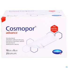 Wundverband Cosmopor/advance 10x 6cm 25st, A-Nr.: 3796761 - 01