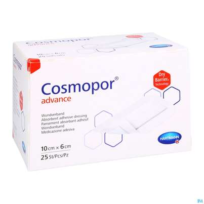 Wundverband Cosmopor/advance 10x 6cm 25st, A-Nr.: 3796761 - 03