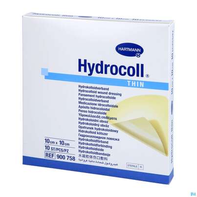 Wundverband Hydrocoll Thin 10x 10cm 10st, A-Nr.: 2219412 - 02