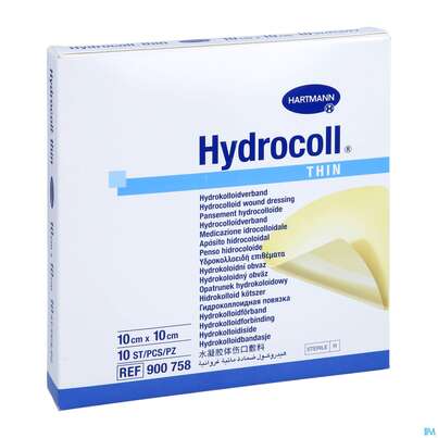 Wundverband Hydrocoll Thin 10x 10cm 10st, A-Nr.: 2219412 - 05
