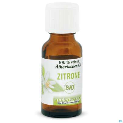 Sie sehen eine Packung Zitronen Oel Bio 20ml, Produktbild: 01 Zitronen Oel Bio 20ml, A-Nr.: 5175276 - 01