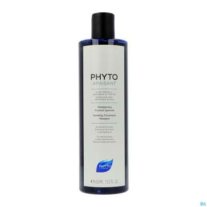 Sie sehen eine Packung Shampoon Phyto Apaisant 400ml, Produktbild: 01 Shampoon Phyto Apaisant 400ml, A-Nr.: 5607959 - 01