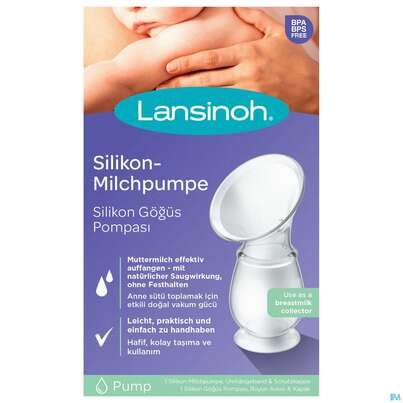 Milchpumpen-u.zubehoer Lansinoh Silikon Milchpumpe Muttermilch 1st, A-Nr.: 5219128 - 02