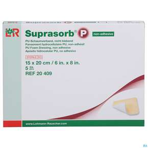 Schaumverband Pu-suprasorb Steril P Nichtklebend 15x 20cm 5st, A-Nr.: 2575590 - 01