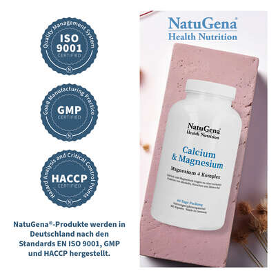 NatuGena Calcium &amp; Magnesium Kapseln, A-Nr.: 5926883 - 06