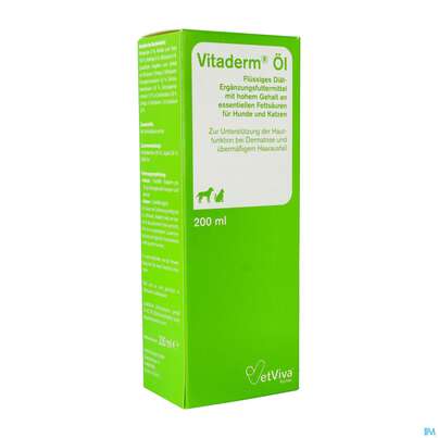 Veterinaerprodukte Vitaderm F Hunde +katzen 200ml, A-Nr.: 2377513 - 02