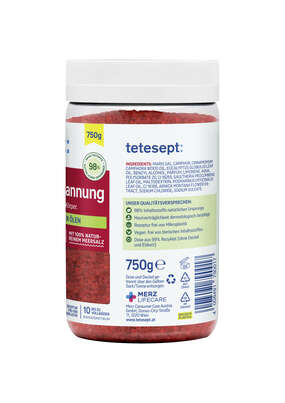 Sie sehen eine Packung tetesept Gesundheits-Meersalz Muskel & Gelenk, Produktbild: 02 tetesept Gesundheits-Meersalz Muskel & Gelenk, A-Nr.: 3383160 - 02