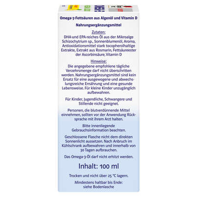 Doppelherz system OMEGA-3 VEGAN LIQUID Herzfunktion + Immunsystem, A-Nr.: 5677581 - 03