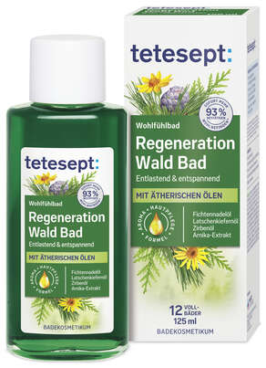 Sie sehen eine Packung tetesept Regeneration Wald Bad, Produktbild: 05 tetesept Regeneration Wald Bad, A-Nr.: 5709298 - 05
