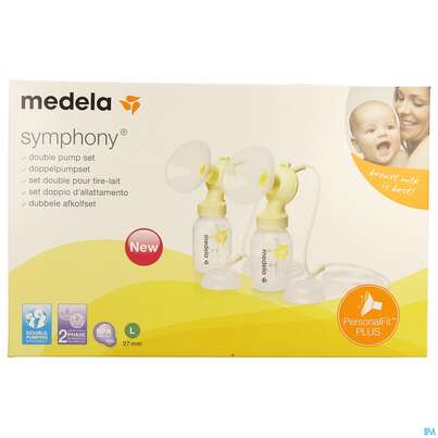 Medela Symphony/doppelpumpset Personalfit+ Gr.l 27mm 1st, A-Nr.: 5409515 - 01