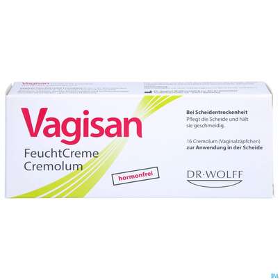 Vagisan Feuchtcreme Cremolum Zaepfchen 16st, A-Nr.: 5814842 - 01