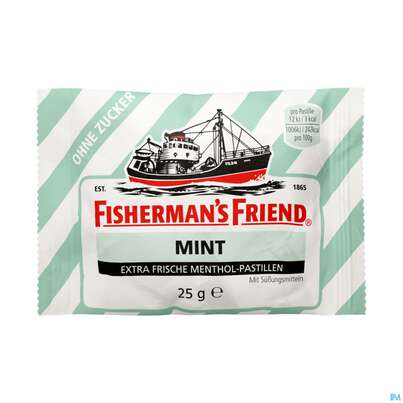 Fisherman's Friend Pastillen Ohne Zucker Mint Beutel 25g, A-Nr.: 1365815 - 01