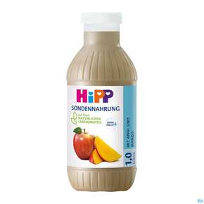 Hipp/sondennahrung Erwachsene Milchfrei Apfel+mango 1,0 Kcal/ml 0,5l 2629- 12st, A-Nr.: 4353267 - 01