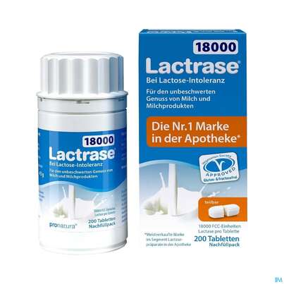 Lactrase Tabl/im Nachfuellpack 18.000 Fcc -pro Natura 200st, A-Nr.: 5817585 - 01