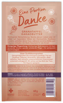 t: by tetesept Badesalz Eine Portion Danke 60 g, A-Nr.: 4615394 - 02