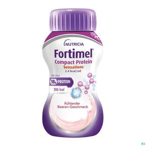 Fortimel/compact/protein 125ml/trinknahrung Kuehlende Beere 24st, A-Nr.: 5282486 - 01