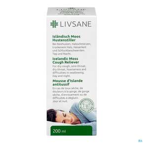 Islaendisch Moos Livsane Hustenstiller Saft 200ml, A-Nr.: 5399225 - 01