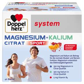 Doppelherz system MAGNESIUM + KALIUM CITRAT SPORT, A-Nr.: 5762507 - 01