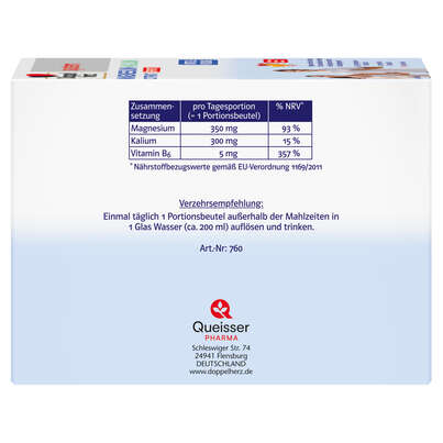 Doppelherz system MAGNESIUM + KALIUM CITRAT SPORT, A-Nr.: 5762507 - 02