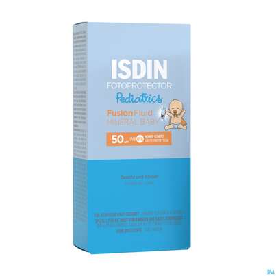 Sie sehen eine Packung Sonnenprodukte Isdin/fotoprotection Pediatrics Mineral Baby Lsf 50 50ml, Produktbild: 05 Sonnenprodukte Isdin/fotoprotection Pediatrics Mineral Baby Lsf 50 50ml, A-Nr.: 5570222 - 05