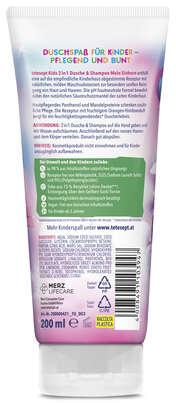 Sie sehen eine Packung tetesept Kids 2in1 Dusche Mein Einhorn 200ml, Produktbild: 02 tetesept Kids 2in1 Dusche Mein Einhorn 200ml, A-Nr.: 5664911 - 02