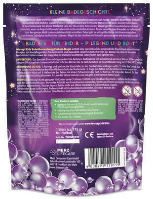 tetesept Kids Badeüberraschung Einhorn Magie, A-Nr.: 5967468 - 02