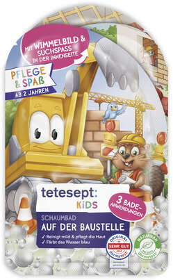 TETESEPT Kids Schaumbad Wimmel-Baustelle 3x40ML, A-Nr.: 5967480 - 01