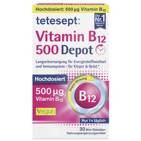 TETESEPT VitaminB12 Depot 500µg FTA 30ST, A-Nr.: 5750622 - 01