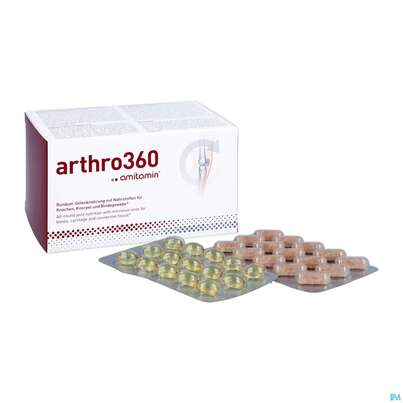 Amitamin Kapseln Arthro 360 B.arthrose +arthritis 120st, A-Nr.: 4180559 - 05