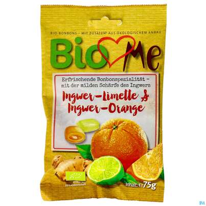Bio Love Me Bonbons Ingwer/limette +ingwer-orange 75g, A-Nr.: 4139338 - 01