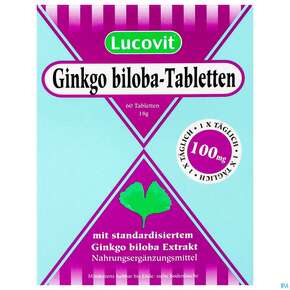 Ginkgo Biloba Lucovit Tabl 100mg 60st, A-Nr.: 2387925 - 01