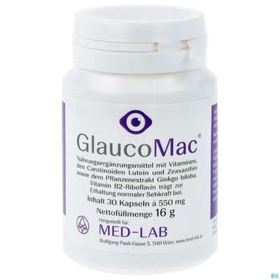 Glaucomac Kapseln 30st, A-Nr.: 3387086 - 01