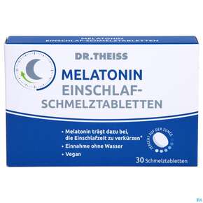 Melatonin Einschlaf-schmelztabl Dr.theiss 30st, A-Nr.: 5451173 - 01